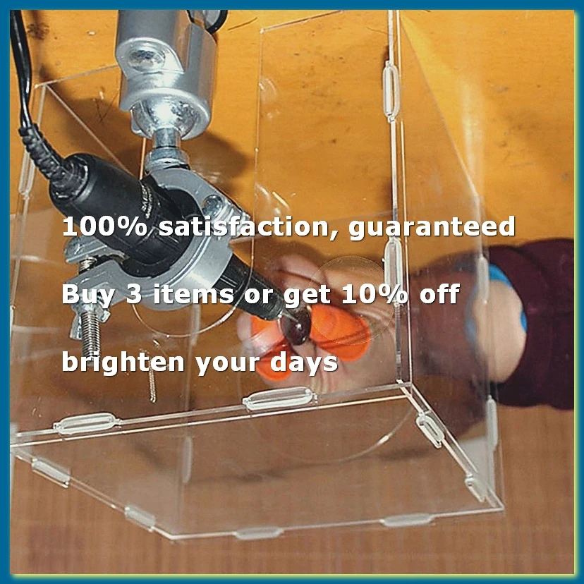 New Enclosed Grinding Dust Box Cover Polishing Dust Hood Dustproof Transparent Dust Hood Square