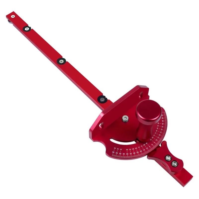 

Woodworking push handle, aluminum alloy angle push ruler, gear fast positioning push ruler, angle plate, table saw,band saw down
