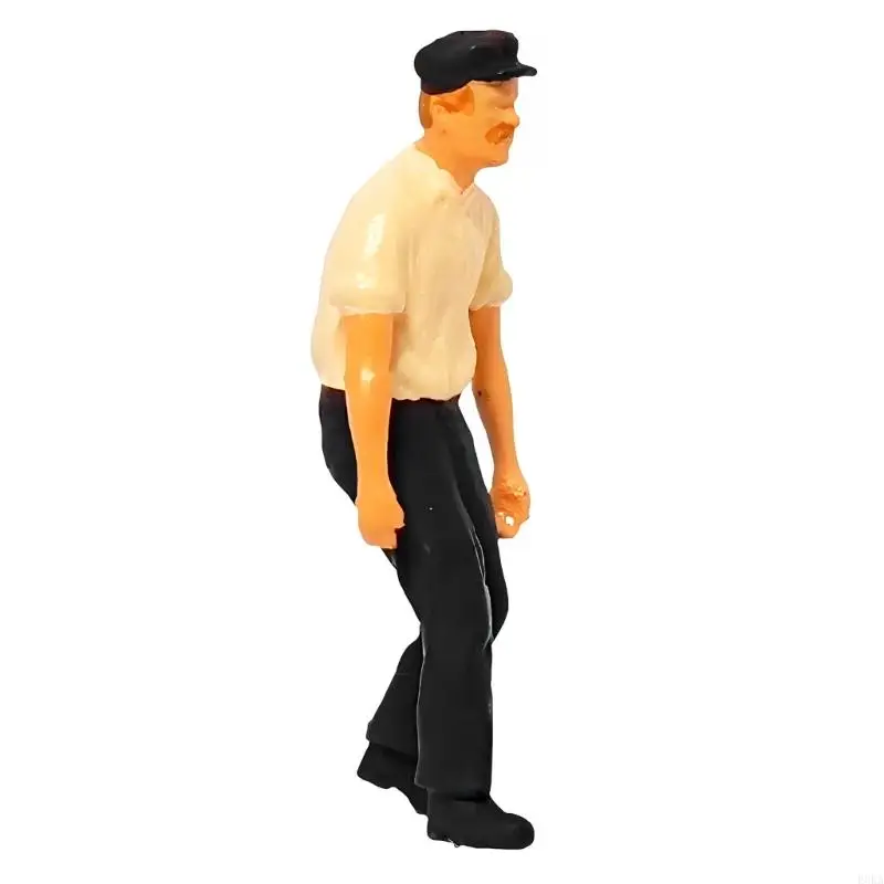 Realistic 1:64 Construction Worker Resin Model For Collectors And Educators