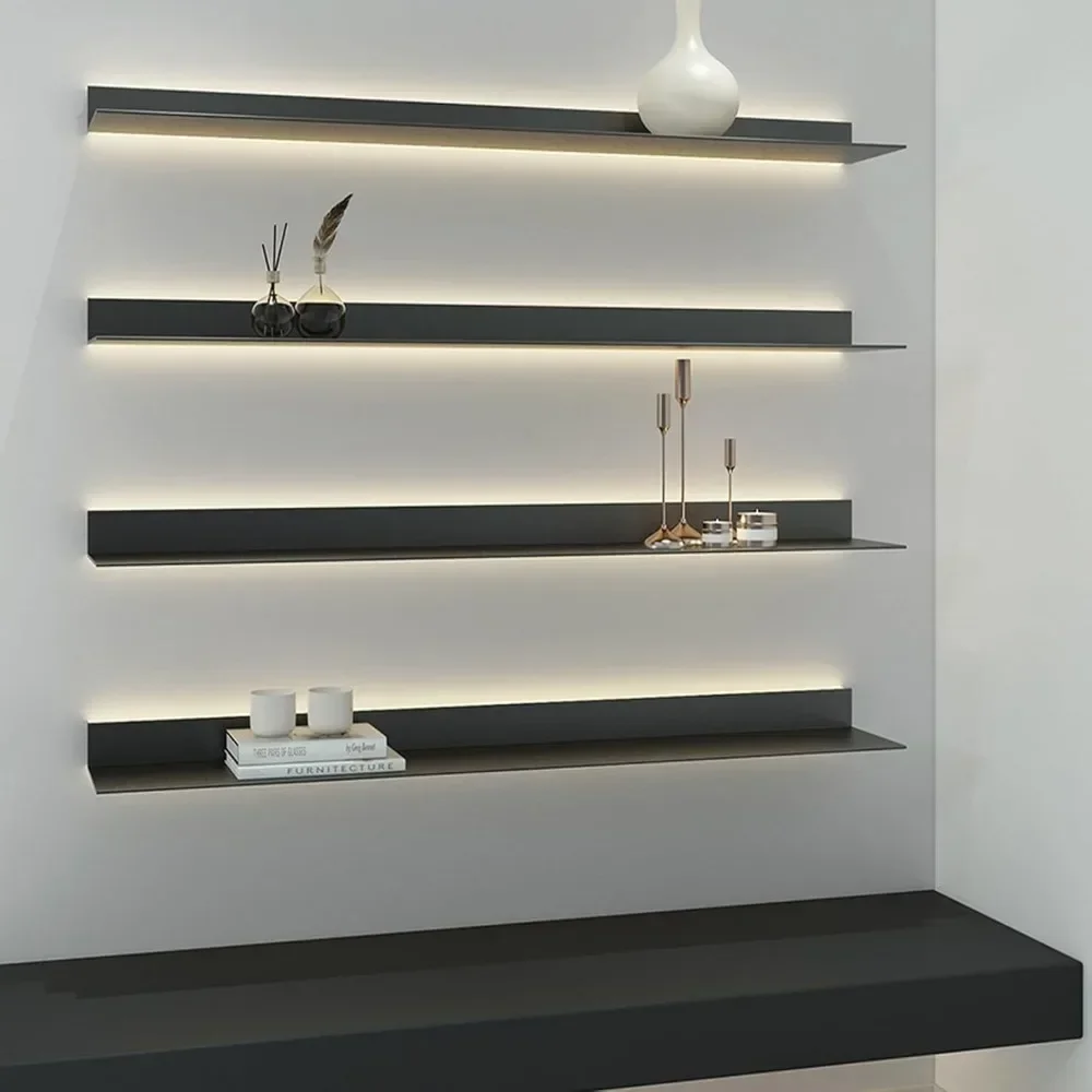 

EMYJAY Light-Emitting Shelves，Wall Mounted Light-Emitting Shelves Floating Display Shelf Can Light Up The Room Various Decoratio