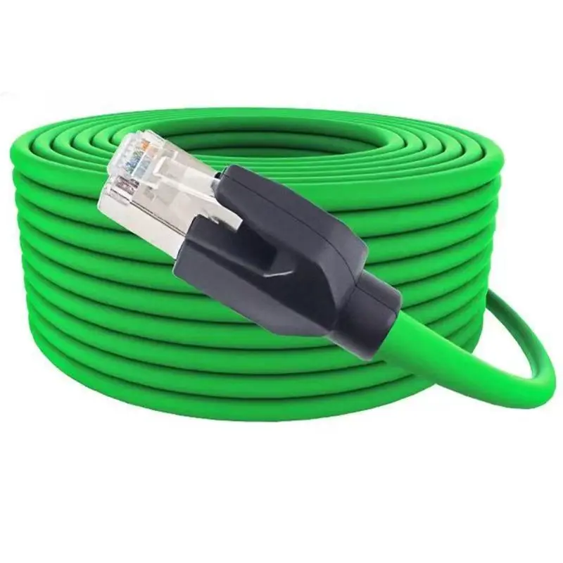 10G Super Category 6 Industrial High Flexible Ethernet Cable Profinet Private Server Drag Chain Ethernet Cable Industrial Grade