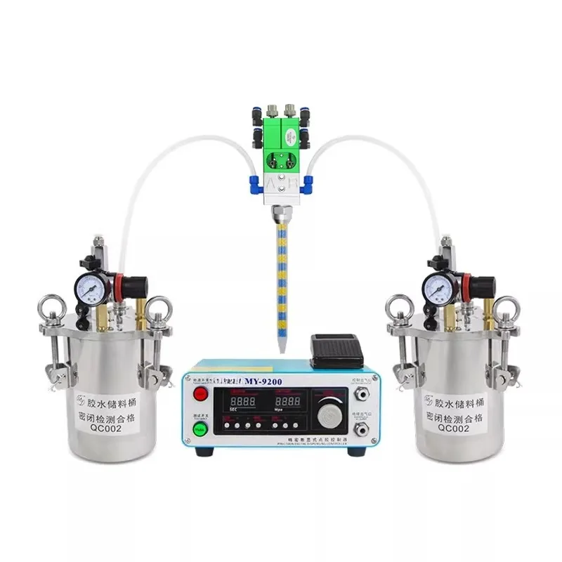 Syringe Type AB Glue Injector With Air Pressure Control For Precision Metering And Electronic Repair