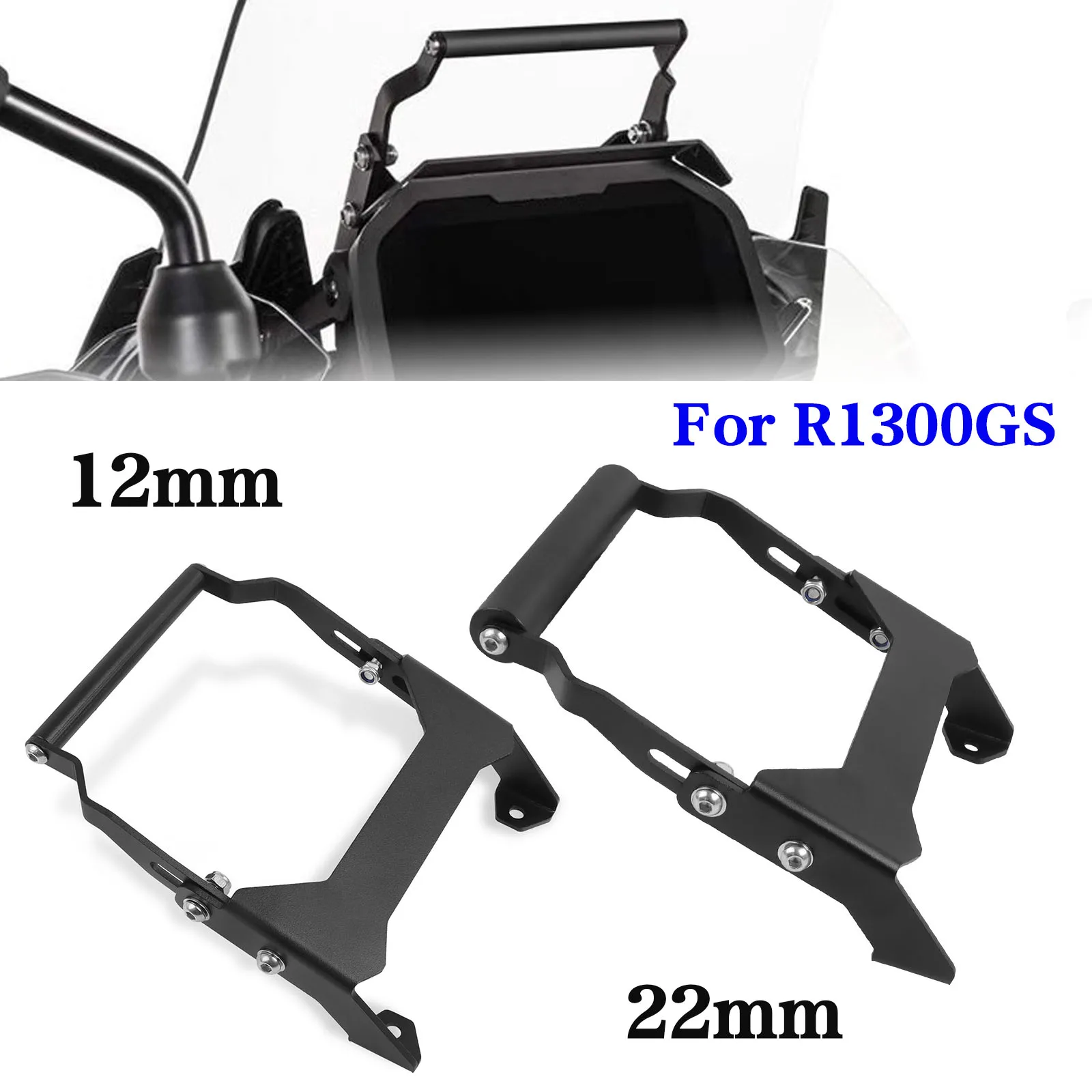 

For BMW R 1300 GS R1300 GS ADV Adventure R1300GS 2023-2025 GS1300 Mobile Phone GPS Navigation Handlebar Bracket Support Mount