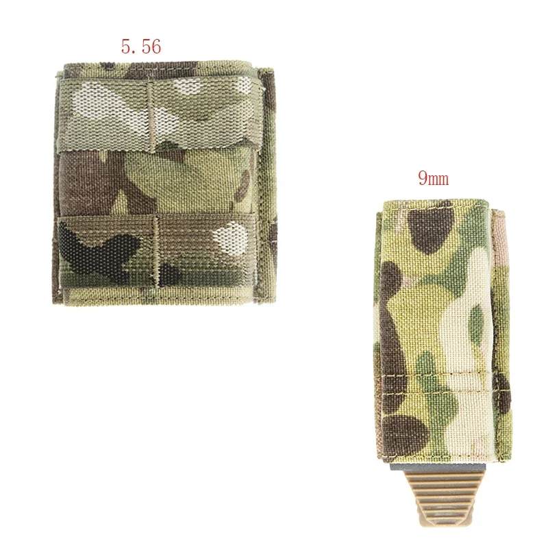 Tactical Magazine Pouch Multicam 5.56 9mm Molle Ammo Clip Bag Airsoft Mag Ammo Pouch Gear