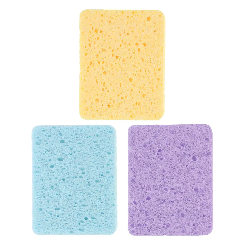 

3pcs Watercolor Painting Sponges Super Absorbent Rectangle Art Sponges For Brush Cleaning Pottery Diy Crafts Portable Box