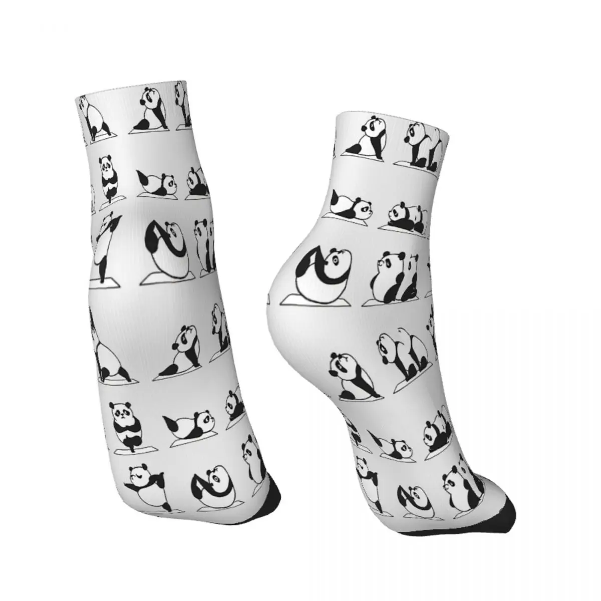 Panda Yoga Ankle Socks Male Mens Women Winter Stockings Hip Hop