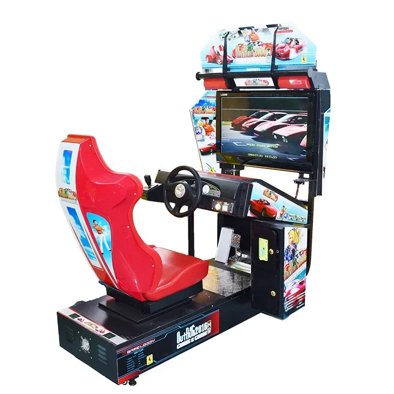 Amusement park  racing car game console in coin operated games car  racing game machine