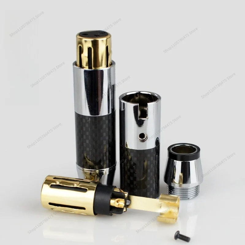 For Sonic Hifi Fever Carbon Fiber Xanon All Copper Gold-plated Plug Audio Balance Cable XLR Male and Female