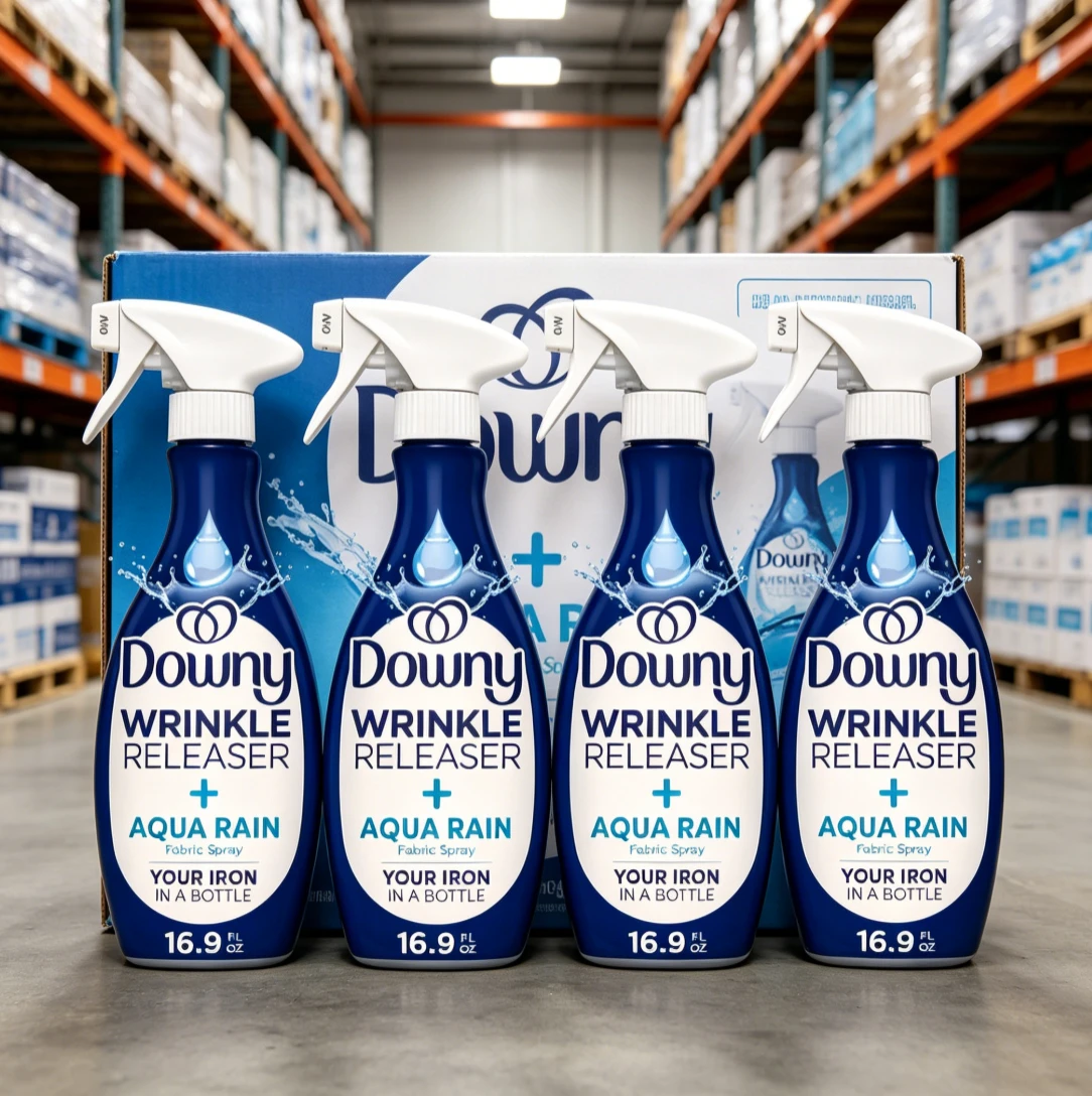 

Aqua Rain Wrinkle Releaser Spray, Iron Alternative Fabric Refresher Odor Eliminator Travel Size