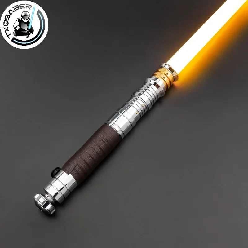 TXQSABER RV Lightsaber ayunan halus, mainan anak laki-laki pisau Neopixel berubah warna, pedang Laser Blaster dewasa Cosplay