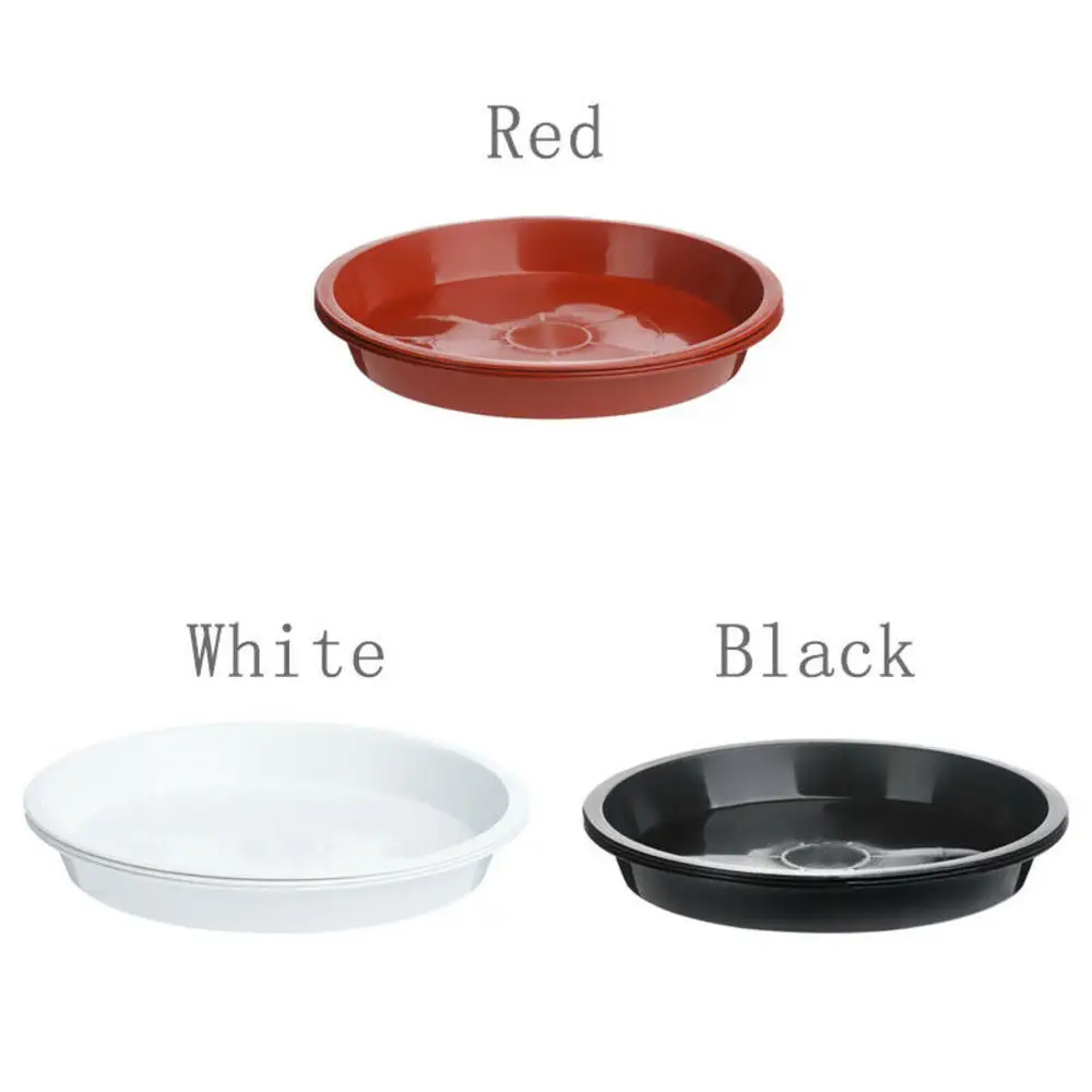 Plant Saucer 4/6/7/8/10\'\' Drip Trays Saucers Indoor Outdoor Round Flower Pot Trays Garden Balcony Flower Pots Trays