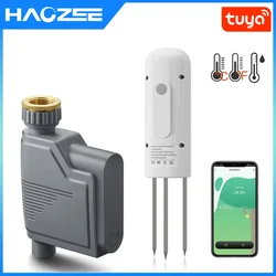 Tuya Smart Zigbee Timer per irrigazione Sistema di irrigazione a goccia con irrigatore intelligente Registratore di flusso d'acqua integrato Controller dell'acqua