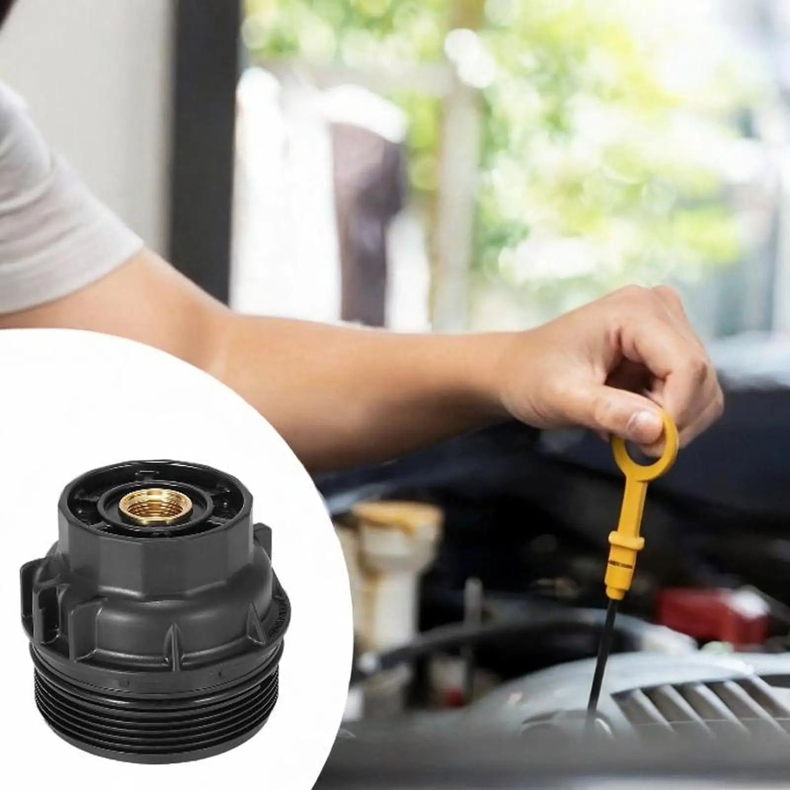 オイルフィルターハウジングキャップ車の部品簡単な取り付けは自動車アクセサリーを置き換えます 1562036020 レクサス RX350 2016-2017 車用