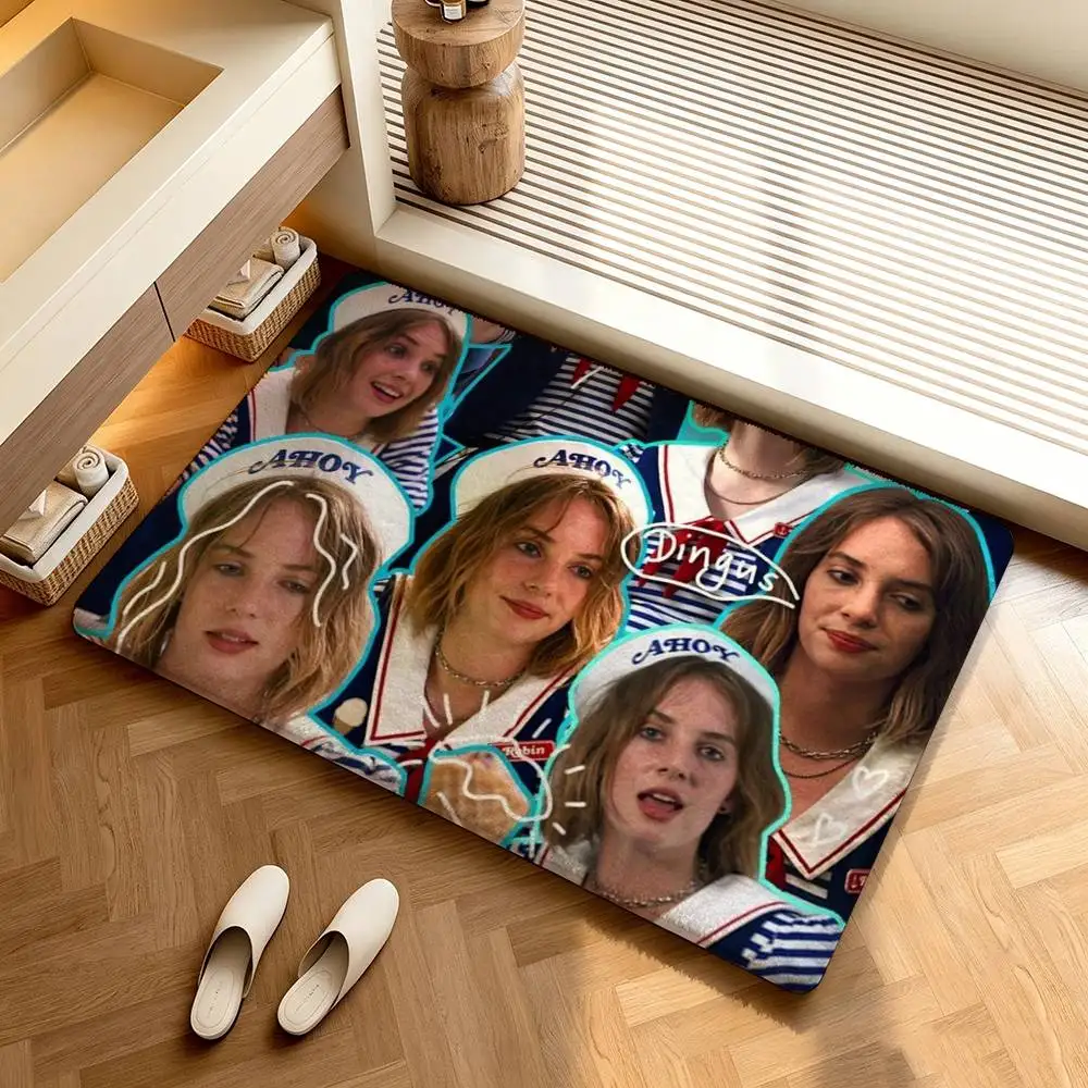 For Maya Hawke  Shower Room Small Carpet Floor Mat  Absorbent Foot Mat Decorative Mat Soft and Comfortable