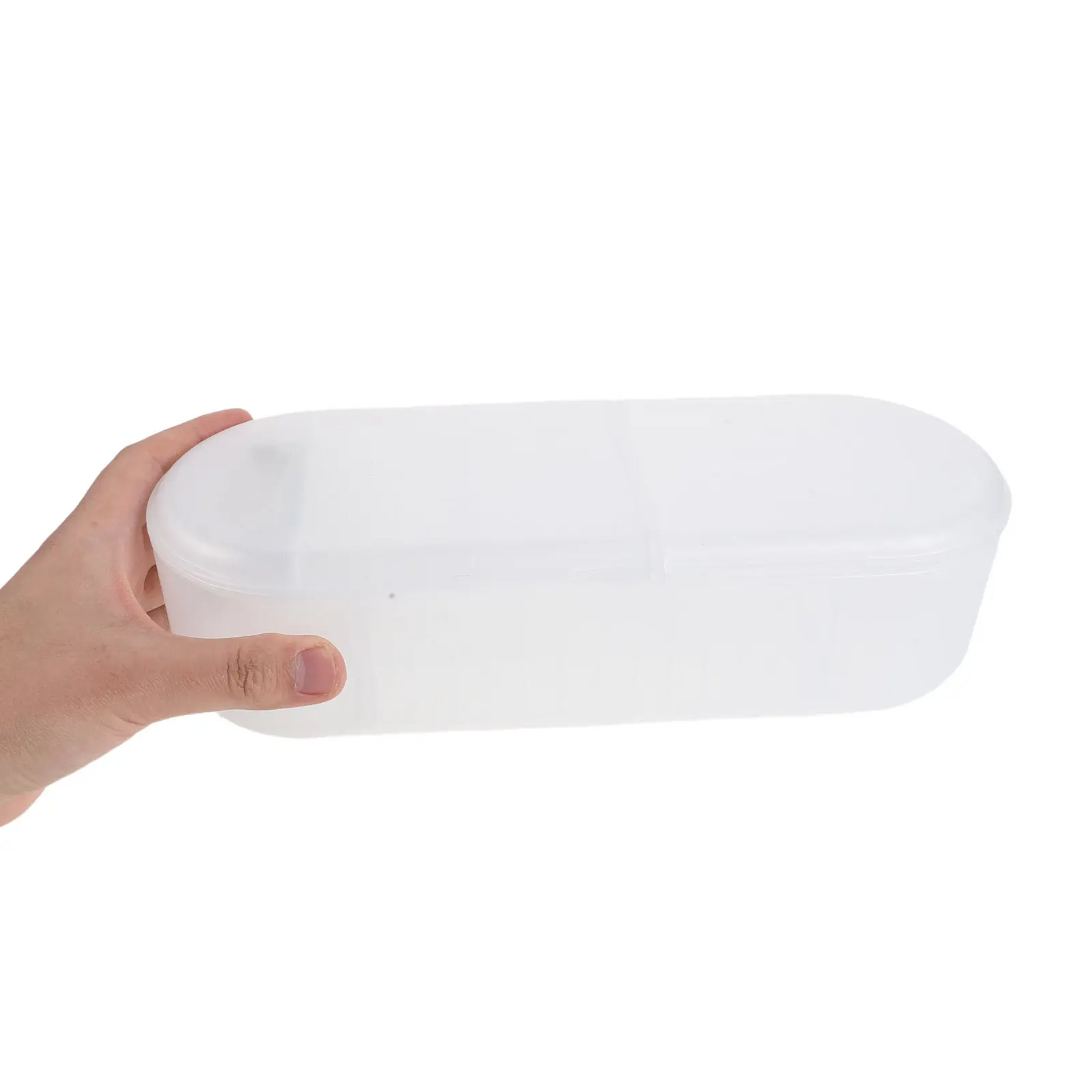 

Storage Organiser with Clear Lid - Aa and Aaa Case Holder for Safe Home Travel Use - Compact Batteries Storage