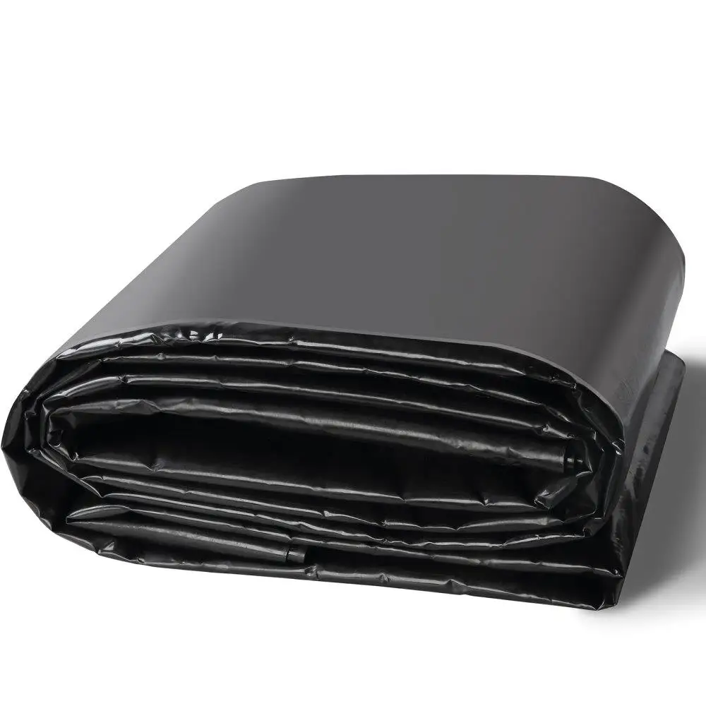 Pond Liner 10x13ft 20Mil Pliable LLDPE Material for fish Koi Pond Underlayment Waterfall Base Fountains Water Gardens Black