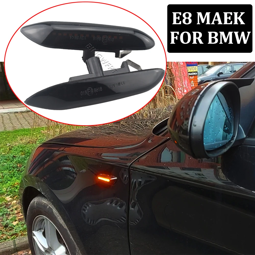 

Dynamic LED Fender Light Side Marker For BMW 1 3 5 serie E46 E60 E61 E81 E82 E87 E88 E90 E91 E92 E93 X1 E84 X3 E83 X5 E53