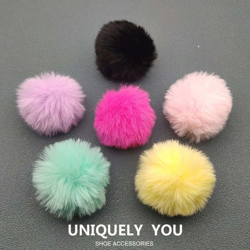 shoe charms Plush shoe buckle for shoe decorations Shoe Accessories Fashion Decorations for Cross Shoes