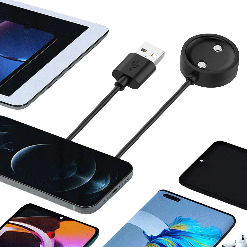 

Магнитный USB-кабель для зарядки, 2-контактный зарядный кабель для умных часов, док-станция, 1 м, провод для зарядки, кабель для зарядного устройства для умных часов для Suunto 9 Peak Pro