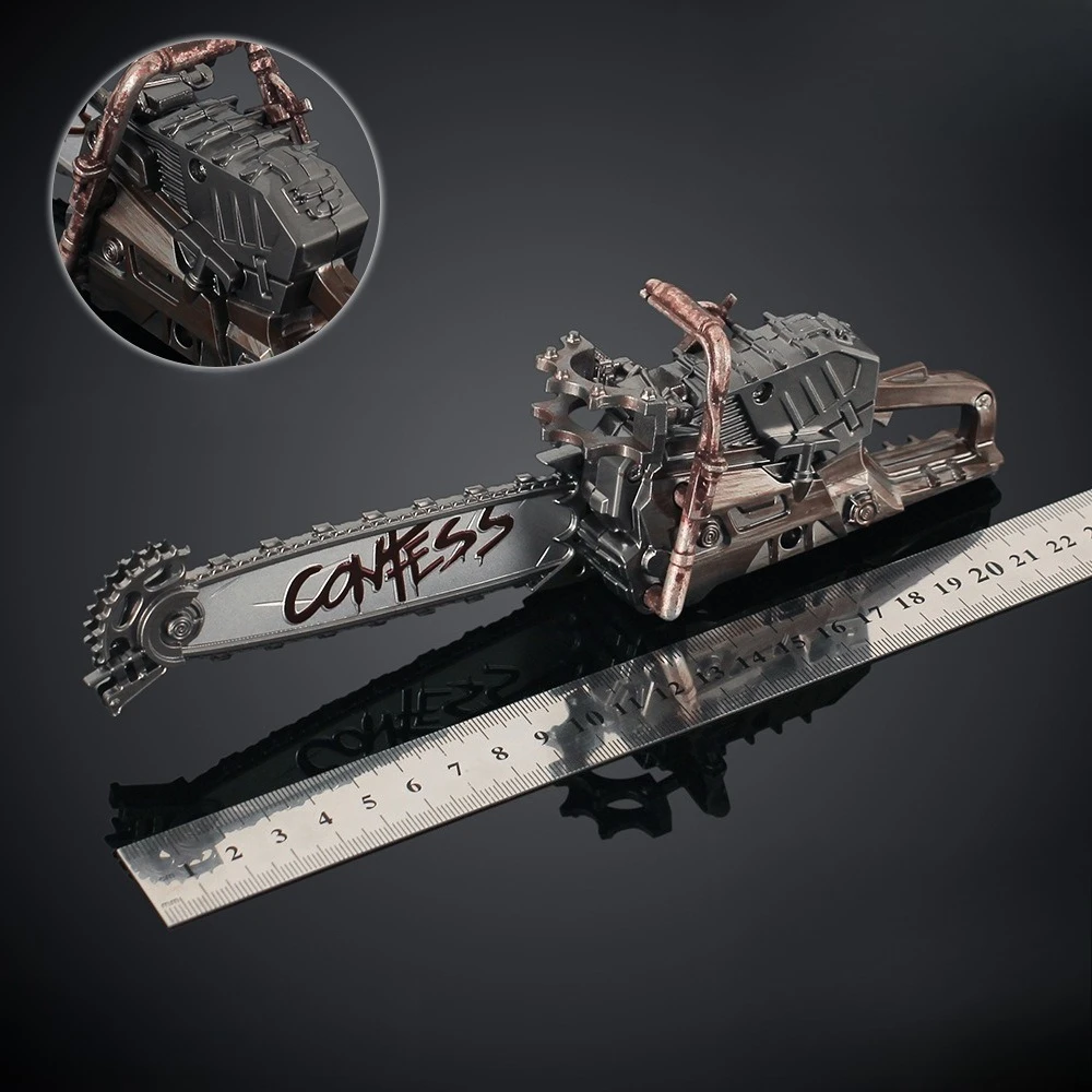 22cm delta force jogo periférico lobo vermelho: serra armas de metal modelo figura brinquedo faca cosplay adereços desktop ornamento menino brinquedo presente