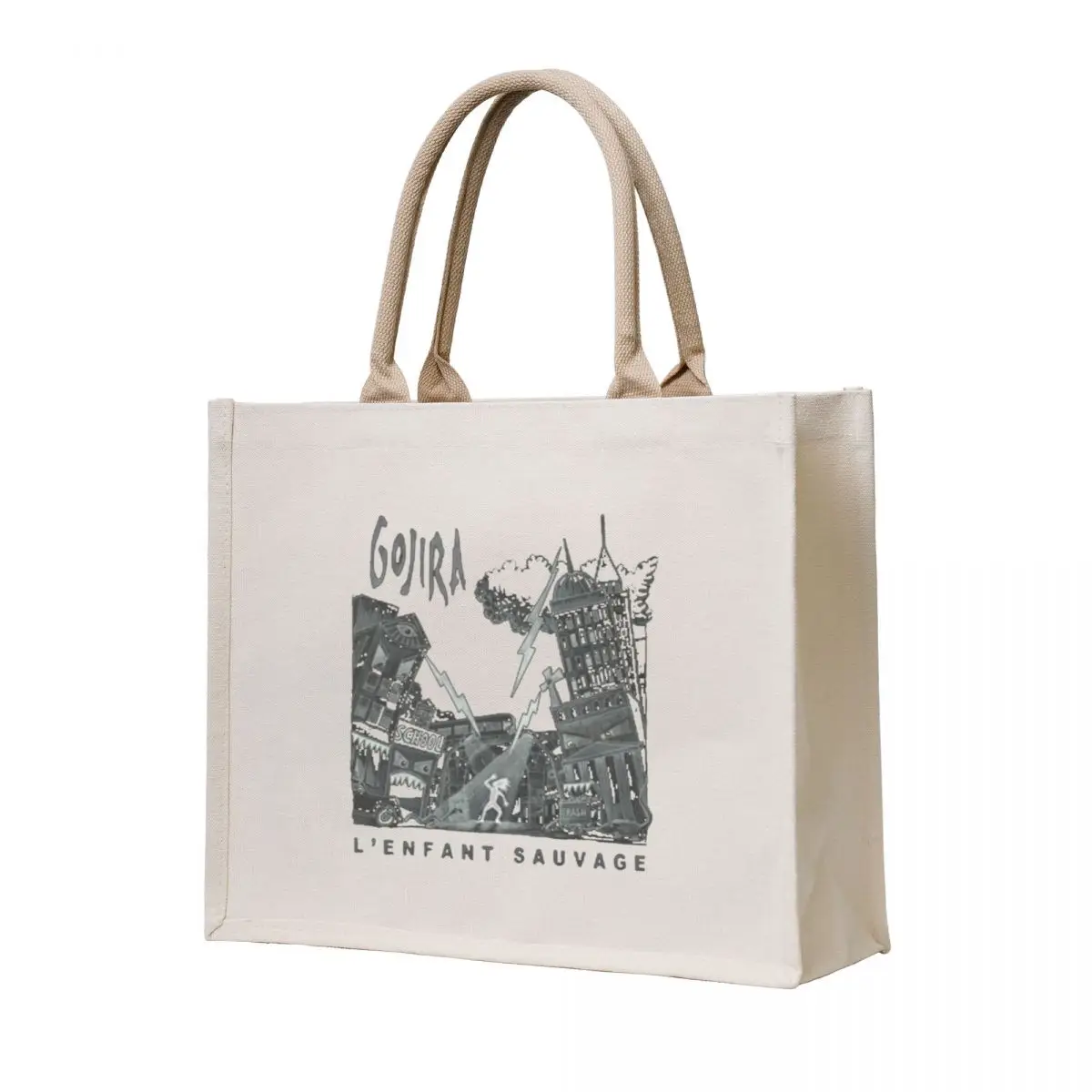 

metal>>gojira--band---gojira--- Tote Bag cloth bag woman shoping bag hand ladies Women's tote