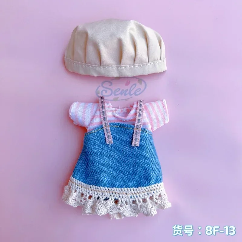 16CM Doll Clothes 1/8 BJD Toy 25 Stylish Skirt Outfit Fashion Dress Up for Girl DIY Plaything Accessories Gift