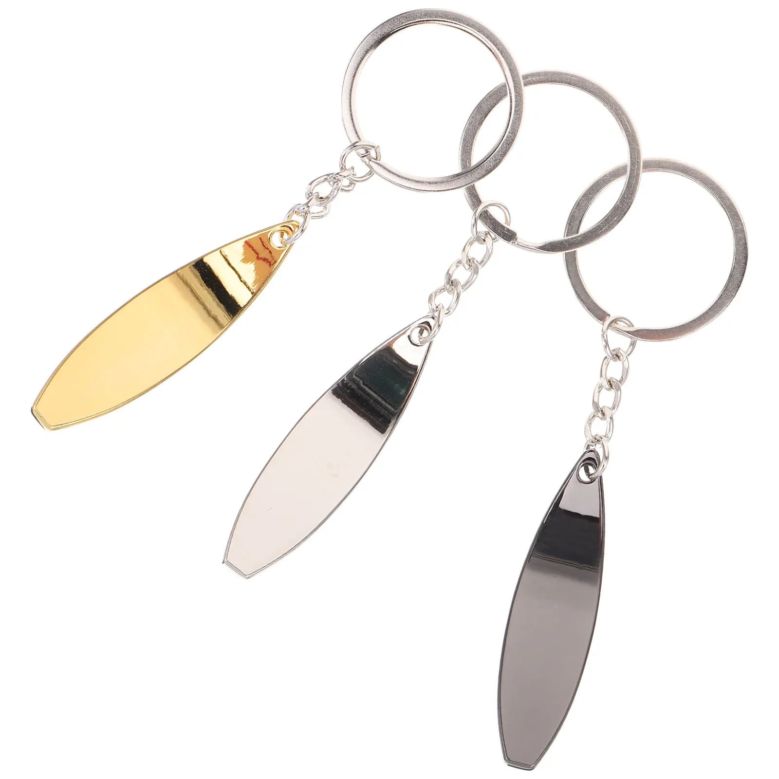 

3pcs Surfboard Keychain Metal Beer Openers Creative Design for Home Bar Kitchen Party Travel Gifts Bottle Opener Tool