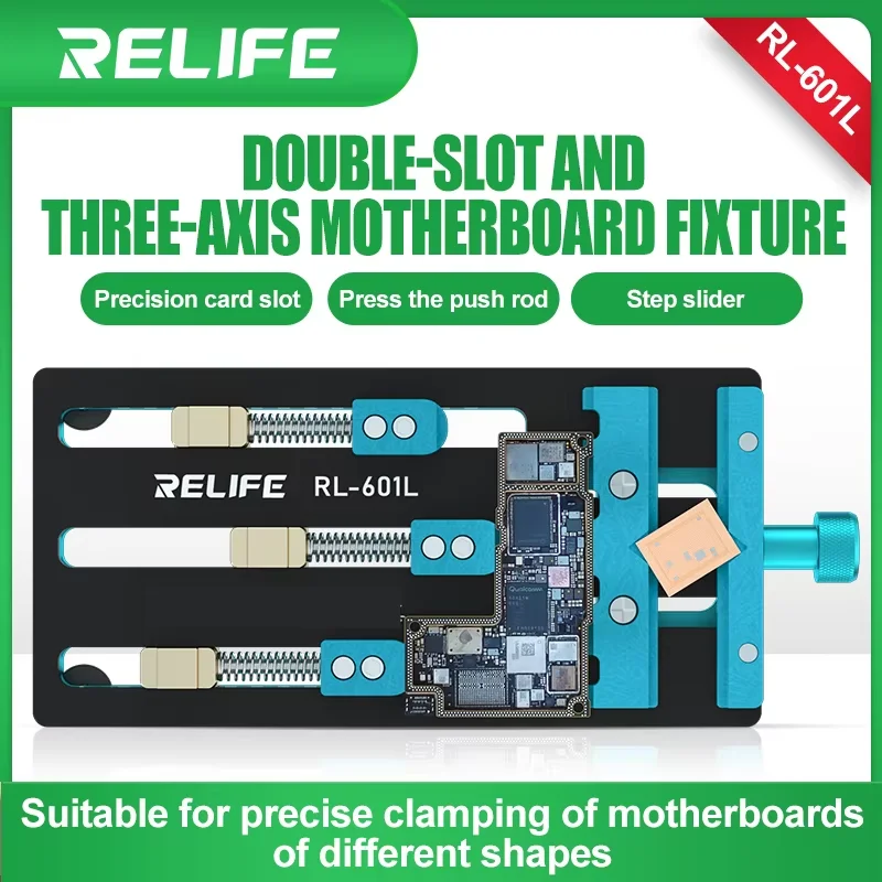 Universal Motherboard Fixture for Mobile Phone RELIFE RL-601L Mini Plus High Precision IC Chip PCB Motherboard Maintenance Clamp