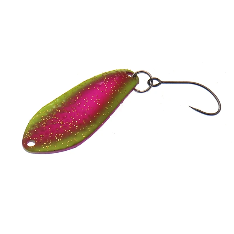 Trout Fishing SPoon 4g 37mm Colorful Spoon Bait Copper Metal jig Fishing Lure Bait Lures Spinner For Trout Chub Perch Salmon