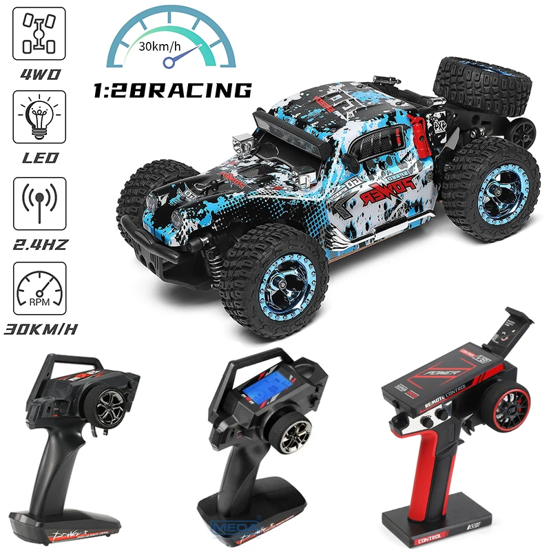 Wltoys 284161 284131 4WD 1/28 RC Car V2/V2 LCD/V8 Remote Control High Speed Racing Mosquito 2.4GHz Off-Road RTR Rally Drift Car