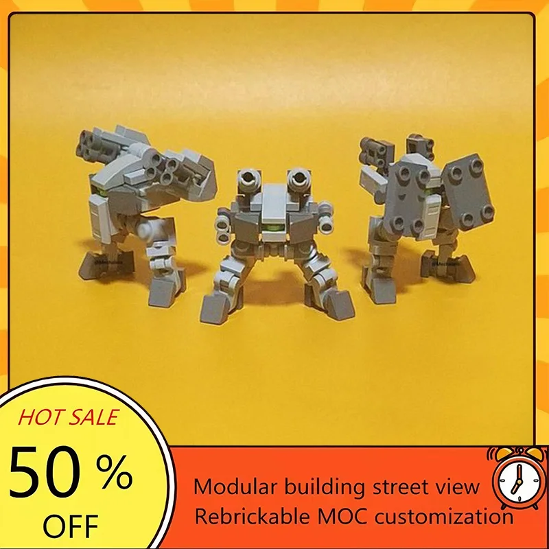 

Набор из 239 деталей: Популярная модель космического боевого робота из фильма «Звездные войны», конструктор MOC, модульные технологичные блоки, подарок на праздник, игрушка для сборки, детский набор