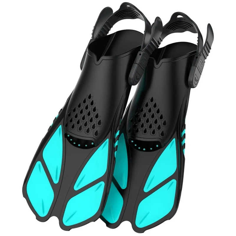 Adult Feet Strap Adjustable Diving Swimming Flippers Diving Frogs Mermaid Flippers