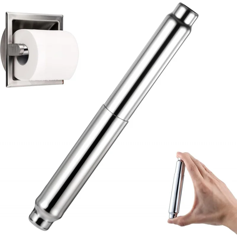 

Пружинный стержень для туалетной бумаги, выдвижной рулон из нержавеющей стали, универсальные стержни-держатели рулонов