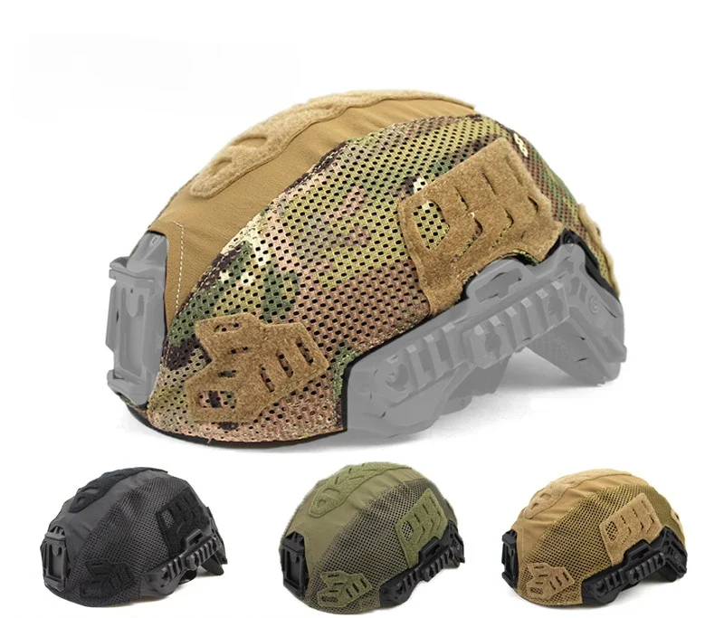 Headgear Helmet Cloth Helmet, Special Cloth Cover MC Camo Black Army Green