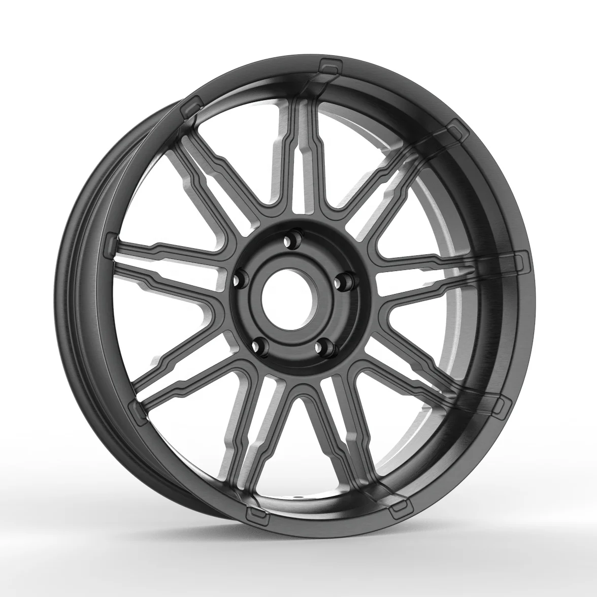 Custom Anodized 6061-T6 Alloy Forged Motorcycle Wheel Rims Designed for CFMOTO 450SR / 450SRS / 250SR
