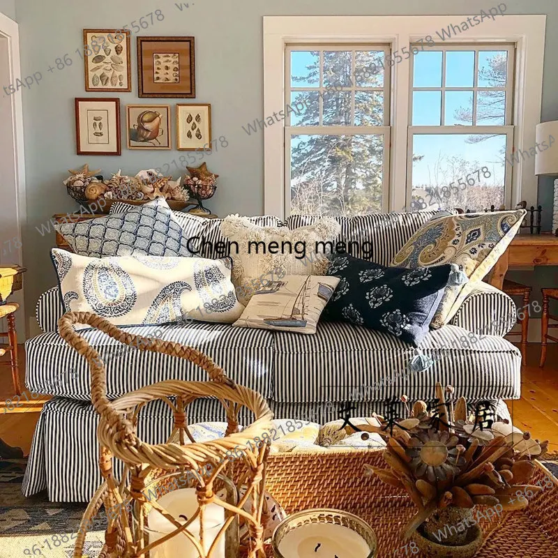 Vintage Designer Living Room Sofas Puffs Lounge Modern Loveseat Puffs Living Room Sofas Couch Lazy Individual Muebles Furniture