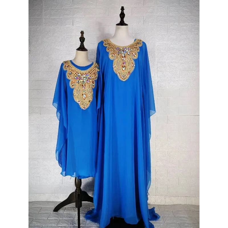 Traje de dança do ventre personalizado para crianças e adultos Khalegy Hair Shake Robe Uniforme de competição de desempenho de equipe