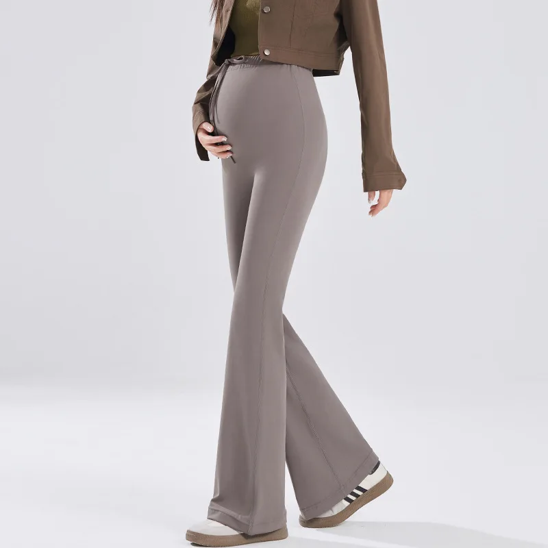 

Новые расклешенные брюки с высокой талией для женщин, летние эластичные брюки с изображением акулы, повседневные брюки в стиле ретро, уличная женская одежда