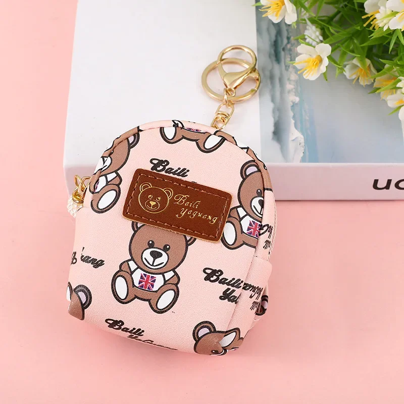 Cartoon Bear Children Mini Wallet Girls Cartoon Key Bag Baby Change Bag Card Bag Mother Kids Bags for Girl Purse and Handbag Sac