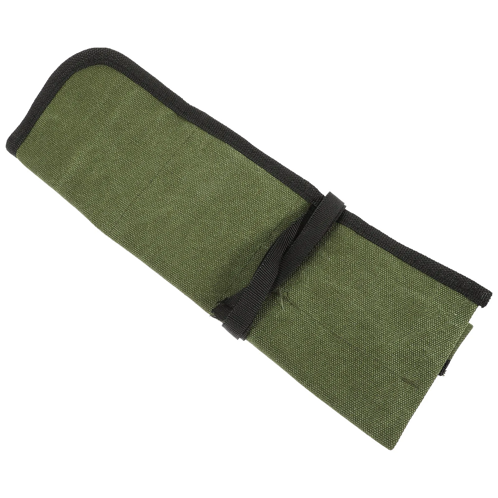 Canvas Tool Roll Organizer Bag Thickened Material Heavy Load Capacity Multi-Purpose Tool Pouch for Woodworking Carving Tools