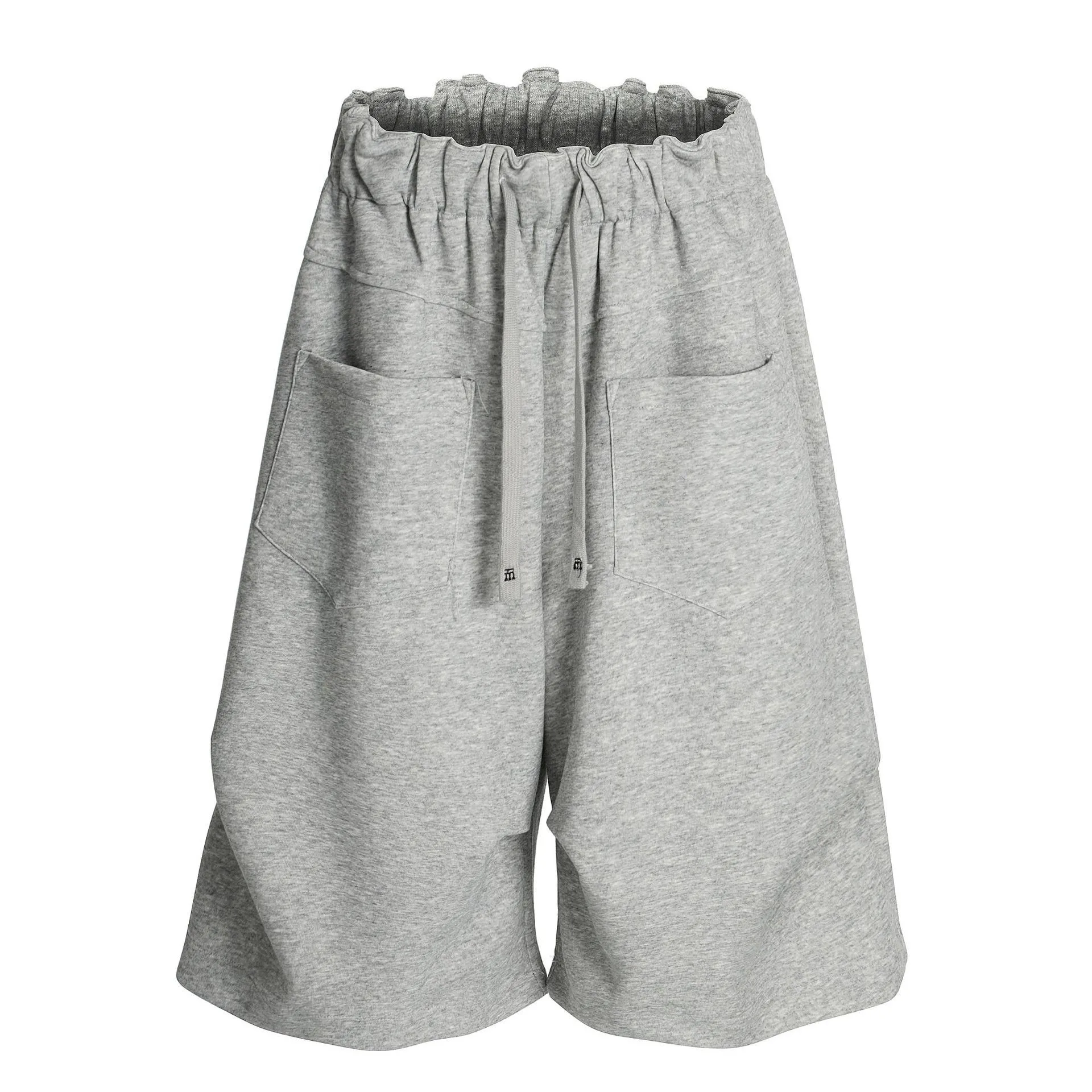 

Summer Men's Clothing Baggy Pants Casual Wear Loose Fit Cropped Trousers For Man Polyester Blend Comfortable Streetwear Style
