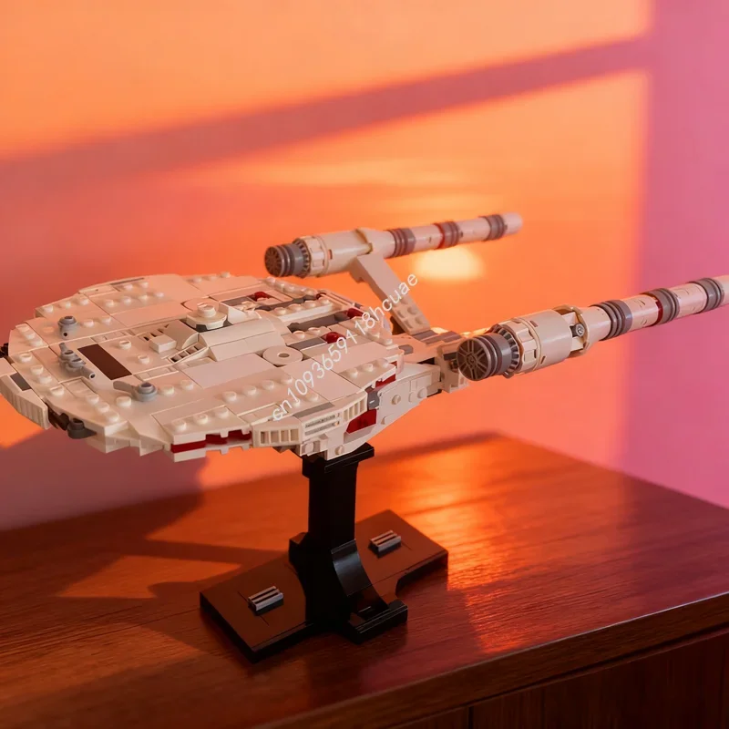 

461pcs MOC USS Enterprise NCC Alt Iconsed Model Building blocks Architecture Assemble DIY idea Christmas gift Brick toy Kids