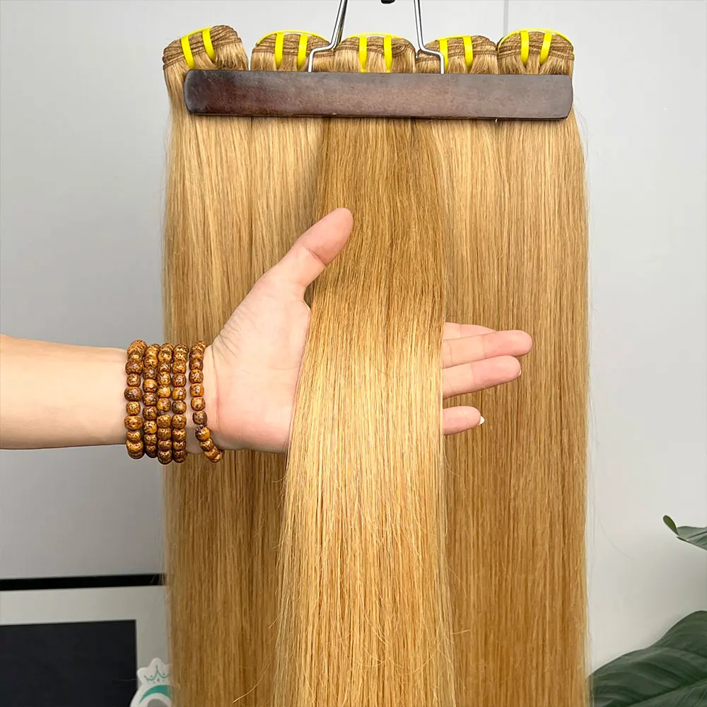#27 Honey Blonde Bundles Straight Grade 15A 100% Unprocessed Virgin Human Hair Bundles Colored Hair Bundles Extensions