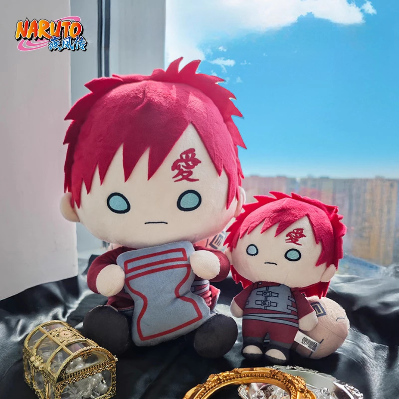 Narut0 Q-versionGaara Peluche Serie Personaggio Peluche Bambola Giocattolo Regalo di Natale per Bambini