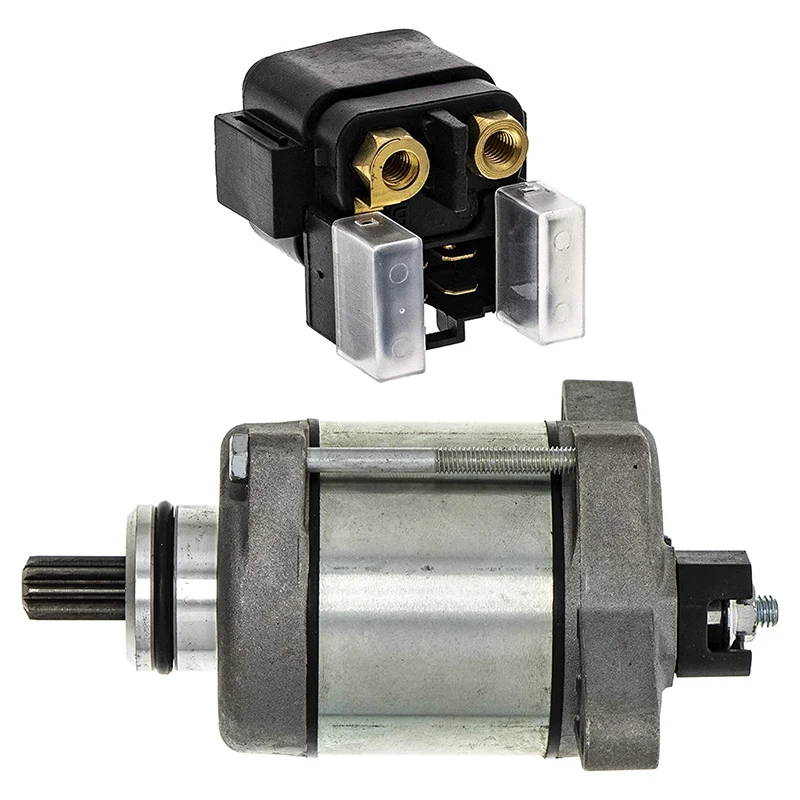 Starter Motor&Solenoid Relay Set For KTM 55440001000 250 300 XC XC-W EXC 2018-2020 For Husqvarna TE300 TE250 TX300 TE250i TE300I