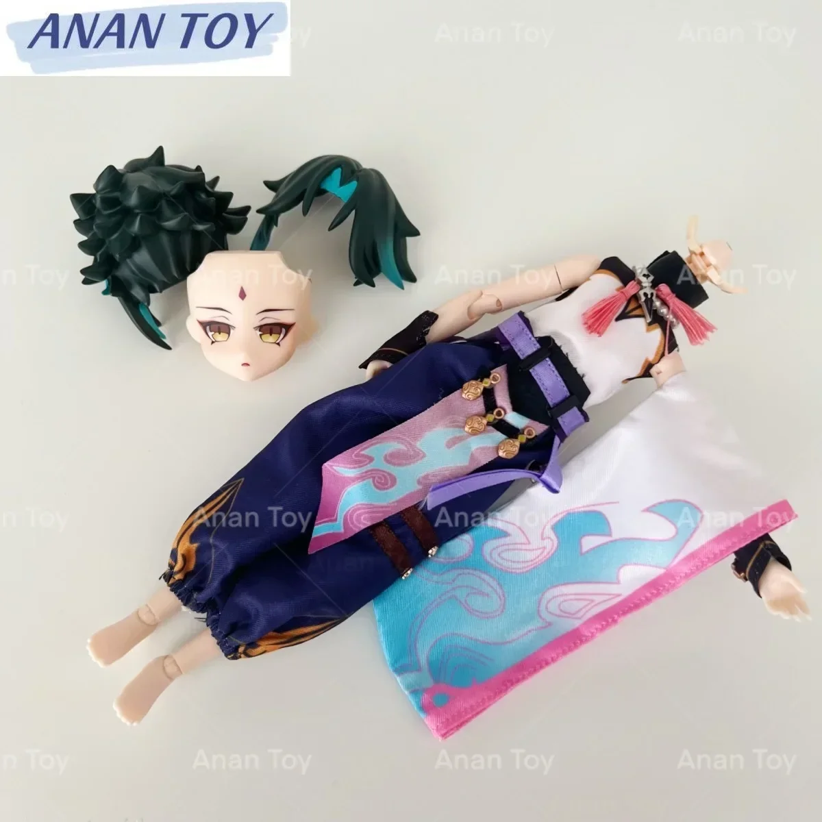 

Anime Game Xiao Ob22 Ob24 Doll Clothes Hair Face Outfit P20 22cm 24cm Size Handmade Figurine Cosplay DIY Customized Product