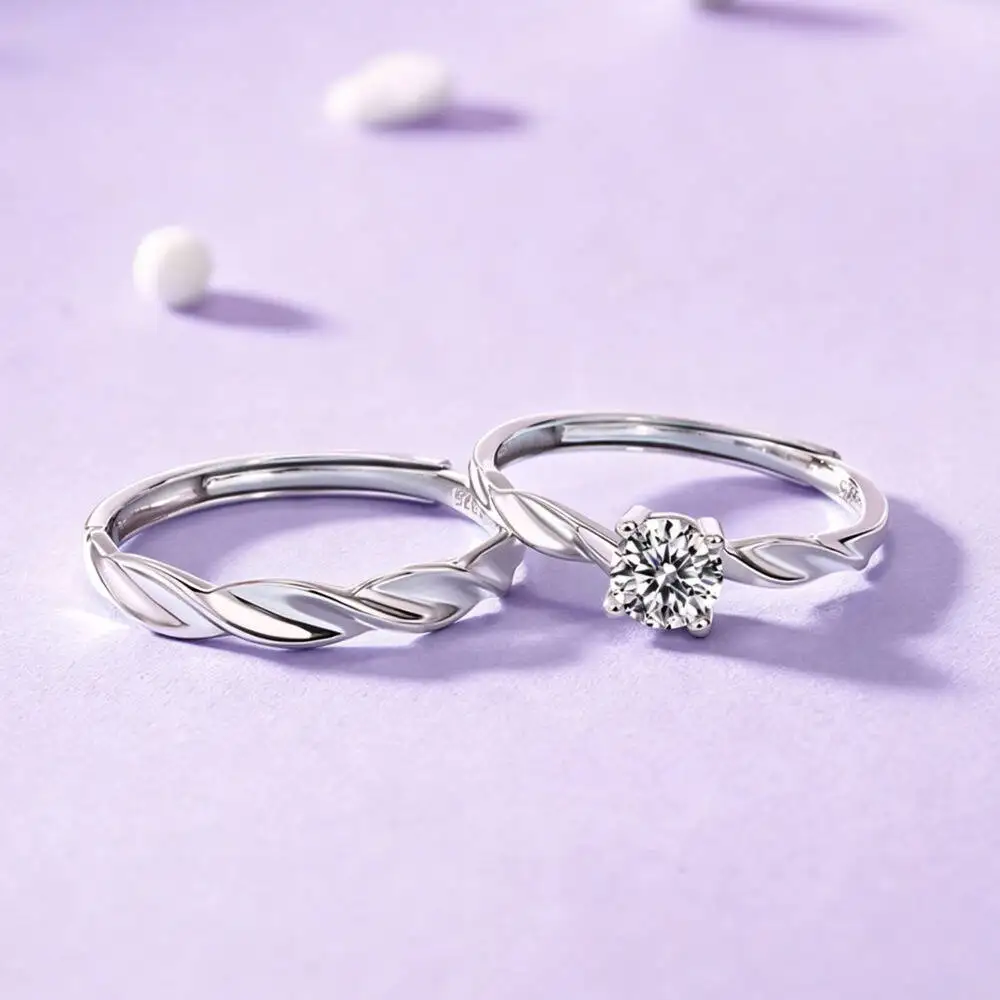 juego-de-anillos-ajustables-para-parejas-de-plata-de-ley-925-con-diseno-de-cuerda-trenzada-con-moissanita-d-vvs1-en-varios-tonos-para-bodas-joyeria-fina-para-hombres-y-mujeres