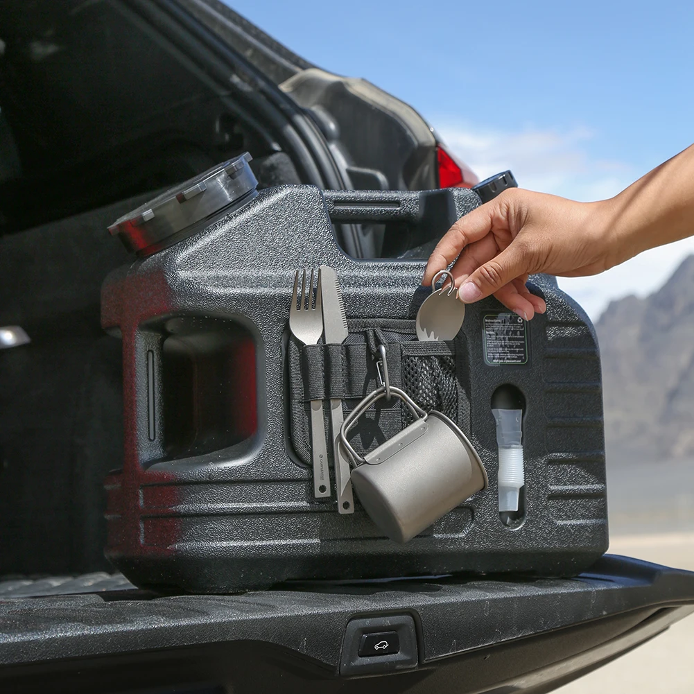 

13L Camping Water Jug Water Pump Faucet Camping Water Container Emergency Water Tank for Outdoor Hiking Camping Picnic Supplies