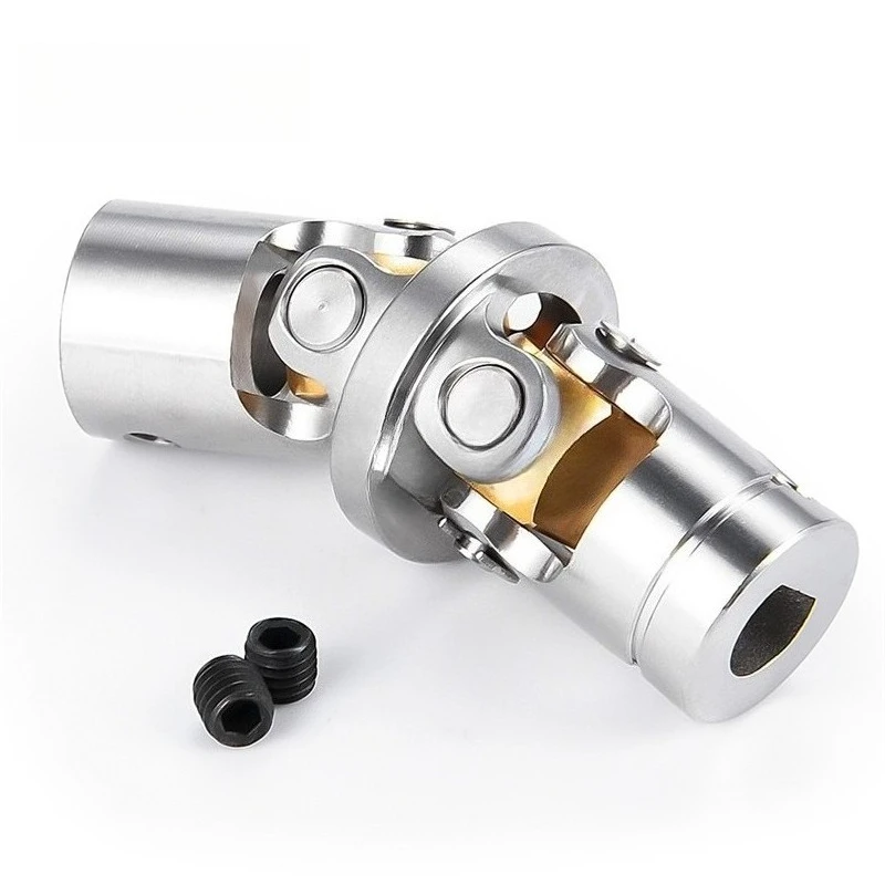 Stainless Steel Metal Coupler Universal Joint 1/14 RC Tractor Dump Truck Model Car Modified Upgrade Accessories