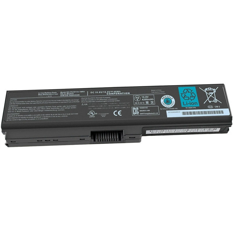 PA3817U-1BRS 10.8V 48WH Laptop Battery PA3817U PA3816U PA3818U For Toshiba Satellite A660 C640 C600 C650 C655 C660 L650